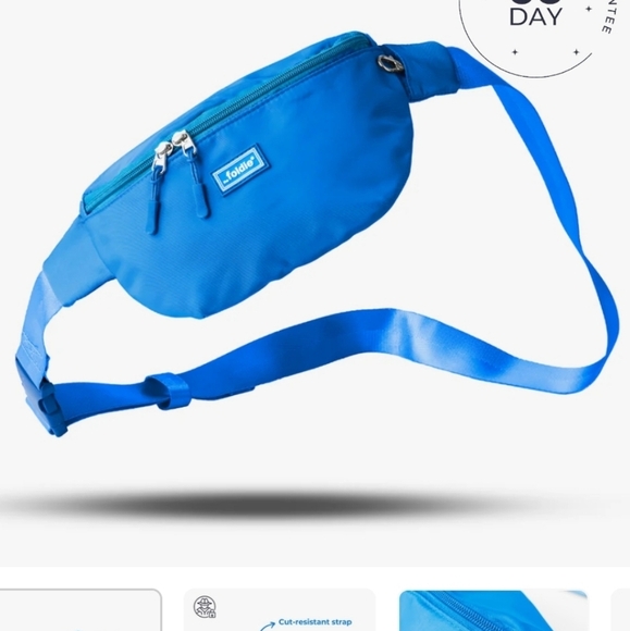 The Foldie Crossbody Azul Blue - Picture 1 of 7